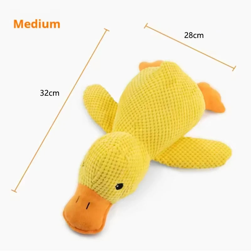 Duck Plush Dog Toy – Soft Squeaky Chew Toy for Dogs & Puppies