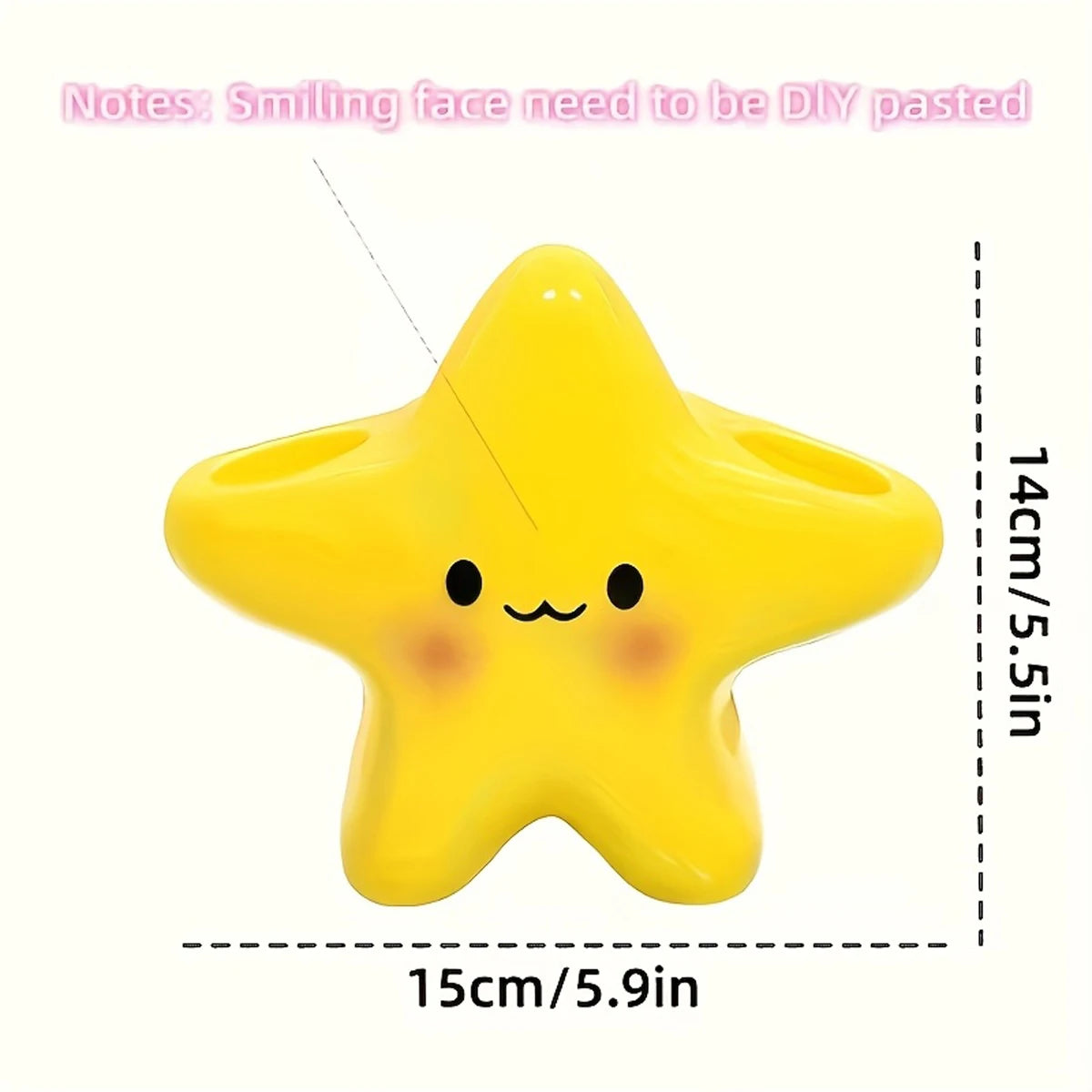 Cute Star Toothbrush Holder & Toothpaste Organizer