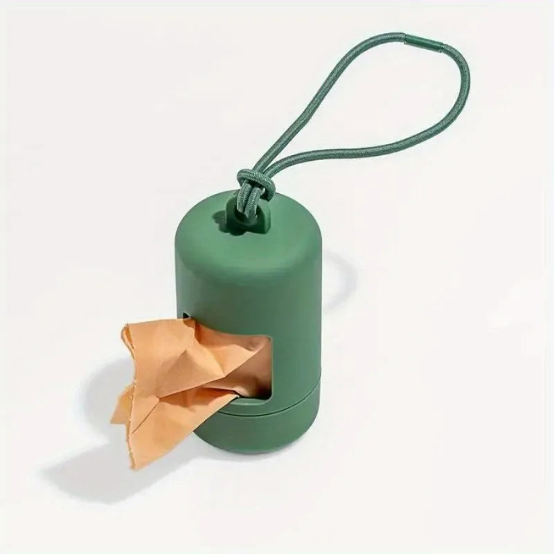 Portable Dog Waste Bag Dispenser – Mini Poop Bag Holder for Leash, Travel & Home Pet Waste Organization