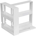 2-Tier Rotating Spice Organizer Rack for Kitchen Cabinet & Countertop Storage