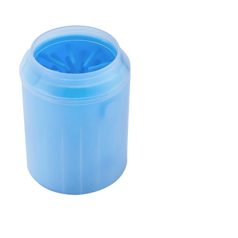 Portable Dog Paw Cleaner – Soft Silicone Foot Washer with Towel Bucket for Mud, Dirt & Outdoor Cleaning
