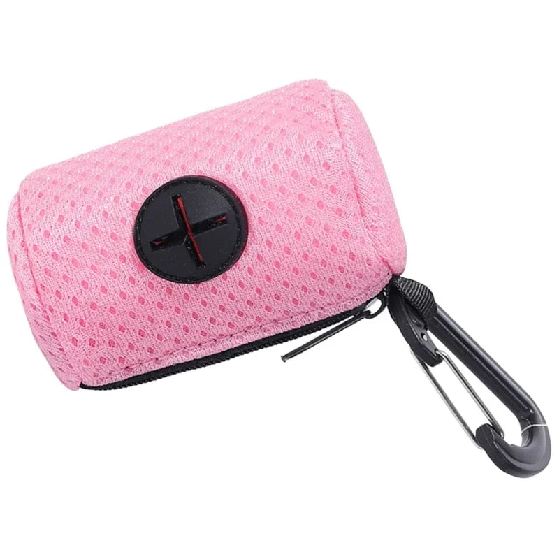 Soporte para bolsas de recogida de excrementos de perro Dispensador de bolsas de residuos para mascotas Herramienta de limpieza para excrementos de perro