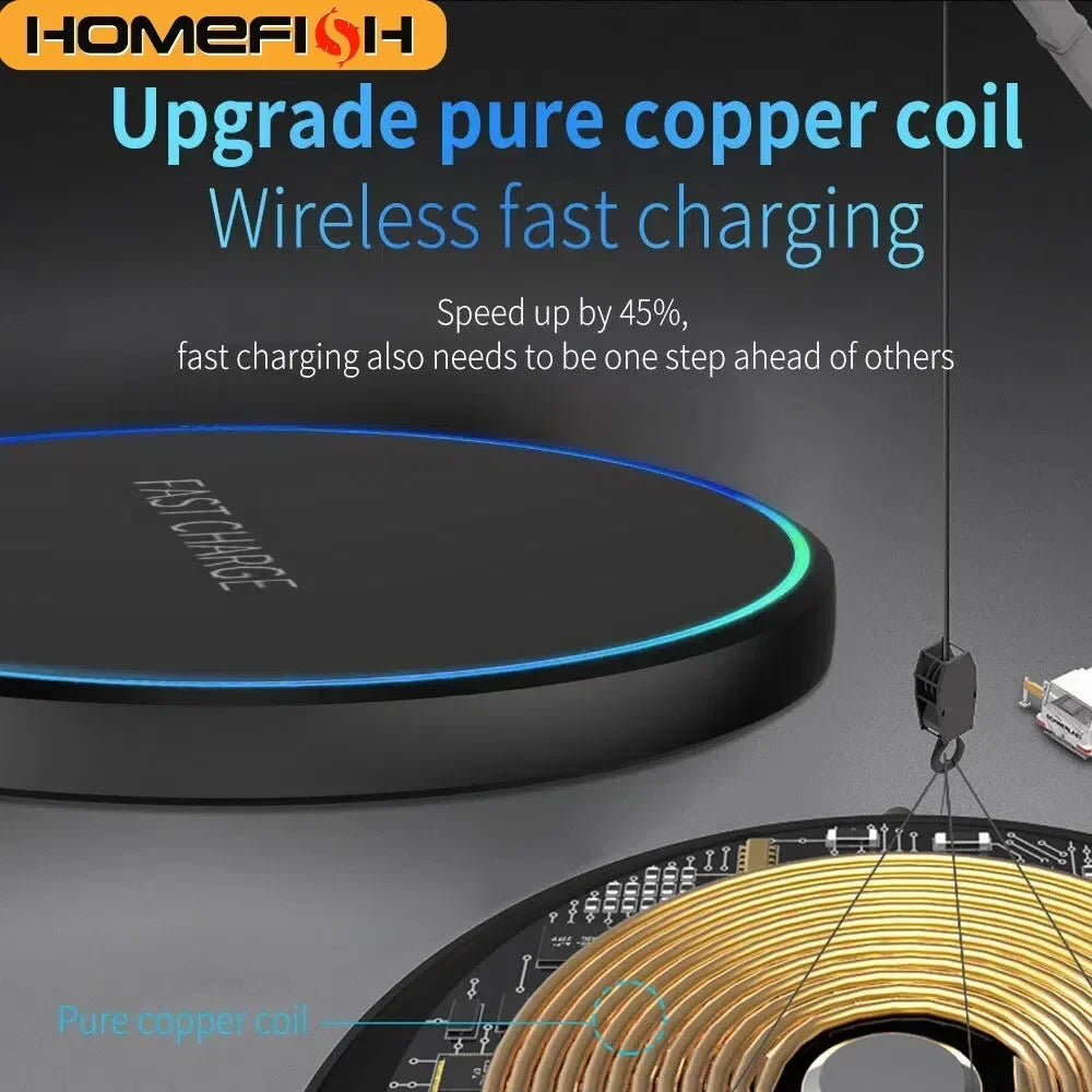 4-in-1 Wireless Charging Station for Phone, Watch, Earbuds & Tablet