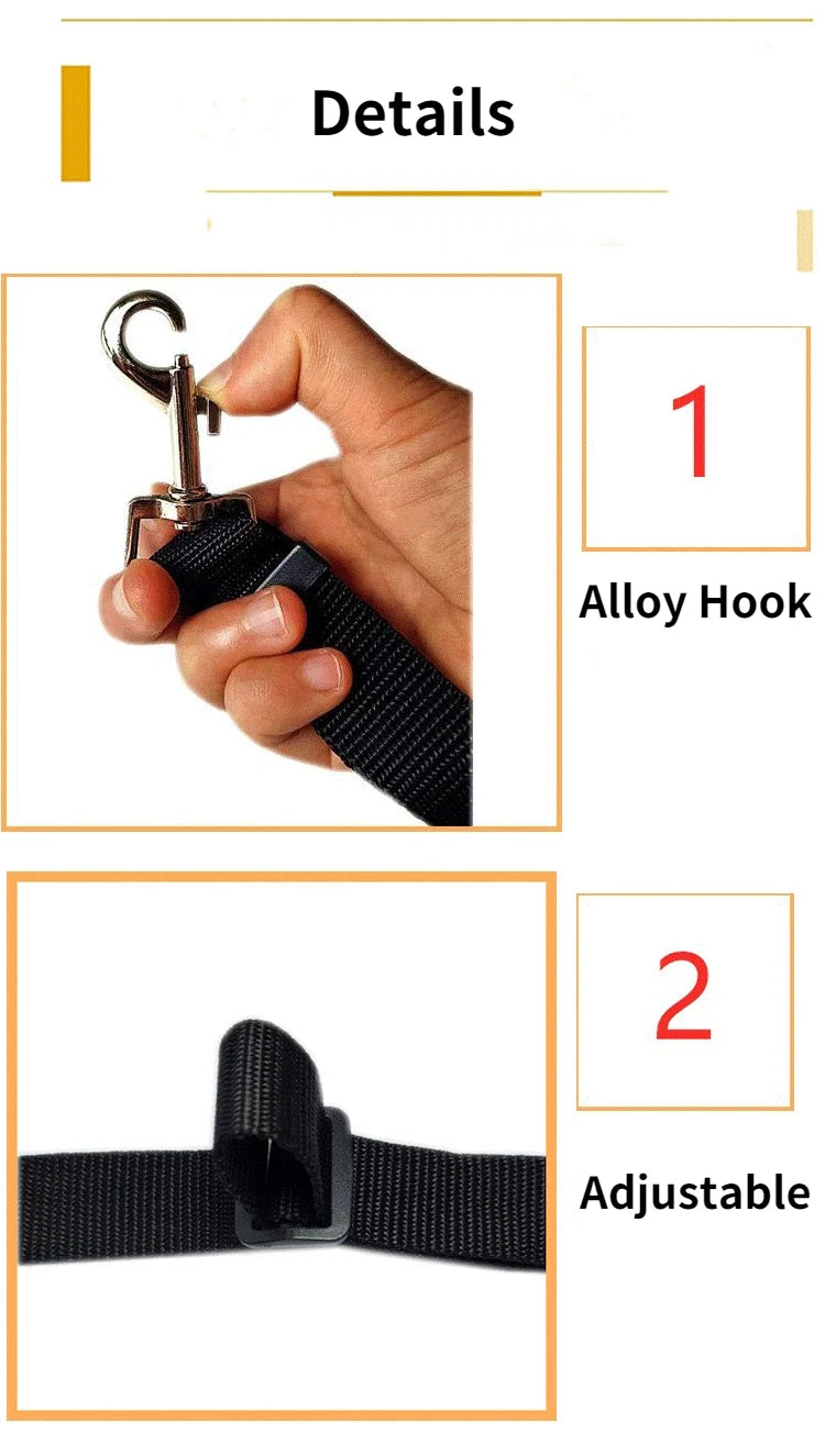 Cinturón de seguridad dos en uno de color sólido para mascotas, correa de nailon, cinturón de seguridad para asiento trasero, arnés ajustable para perros, collar, accesorios para mascotas