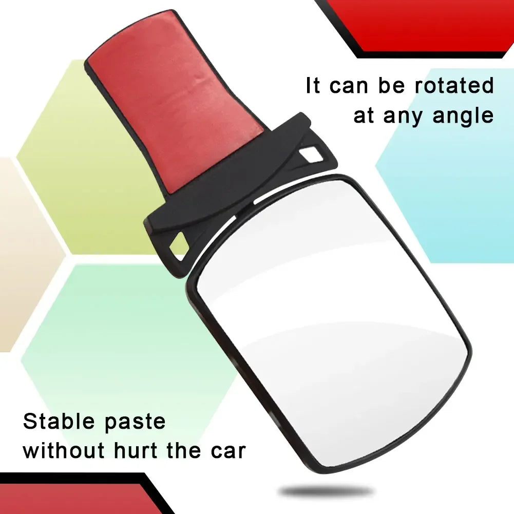 Espejo retrovisor auxiliar para autoobservación, giratorio, para bebé, espejo de seguridad para auto, espejo de seguridad para monitorear al bebé, espejo interior del auto
