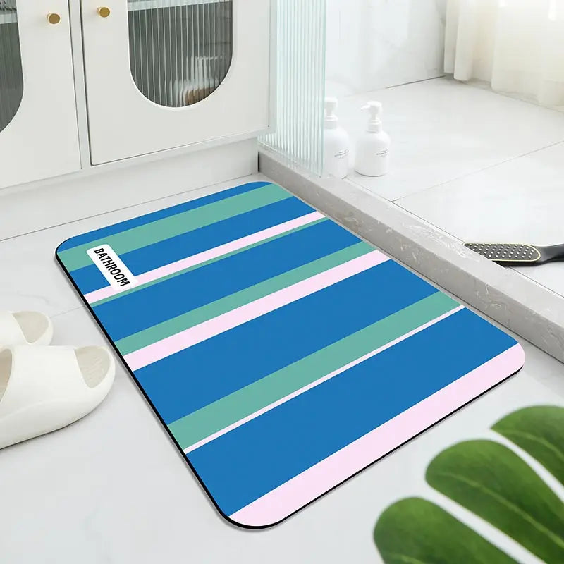 Non-Slip Memory Foam Bath Mat – Soft Absorbent Bathroom Rug with Anti-Slip Backing for Bathroom, Bedroom, Entryway & Laundry Room