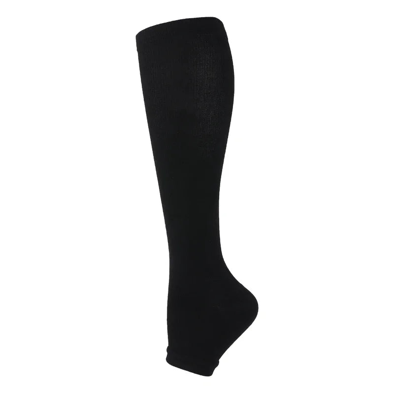 20–30 mmHg Knee High Compression Socks for Women & Men – Graduated Leg Support for Running, Travel, Work & Sports