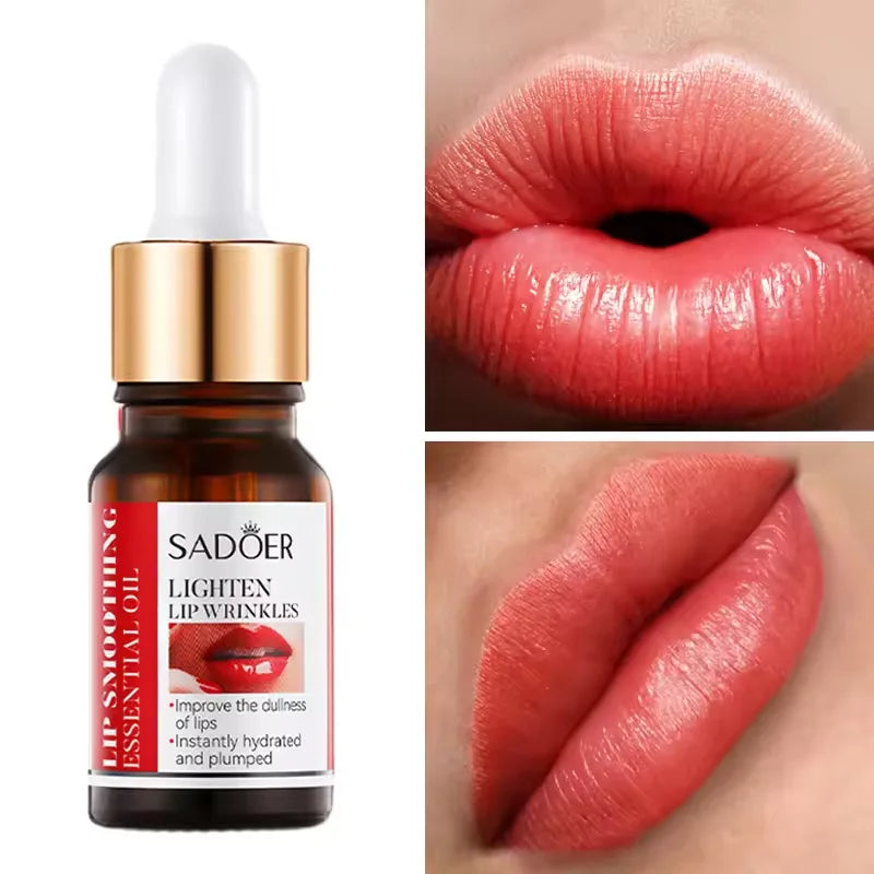 Lip Plumping Serum Oil with hyaluronic acid for hydrated lips