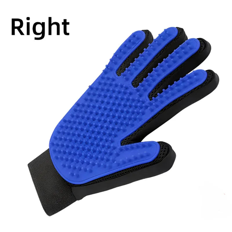 Guante quitapelos para mascotas, peine, guante de limpieza para perros y gatos, para deshedding, cepillo de masaje, suministros para animales, accesorios para gatos