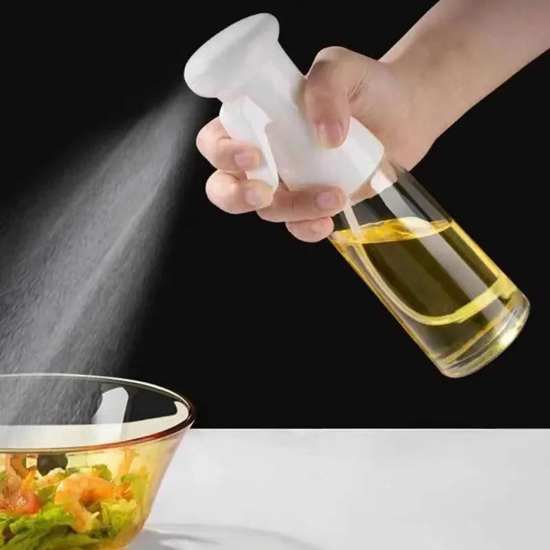 Pulverizador de aceite para cocinar - Botella pulverizadora dispensadora de aceite de oliva - Aceite y vinagre reutilizables aptos para uso alimentario, accesorios de cocina en botella pulverizadora