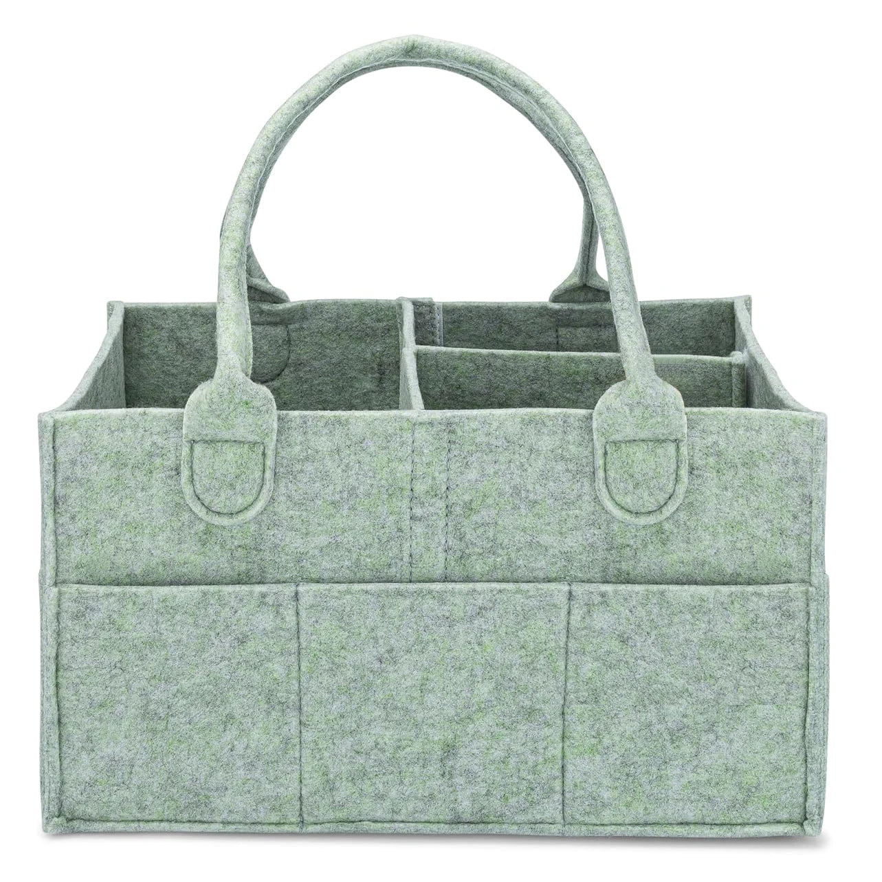 Cesto de pañales - Contenedor organizador de guardería y para el coche para pañales y toallitas de bebé
