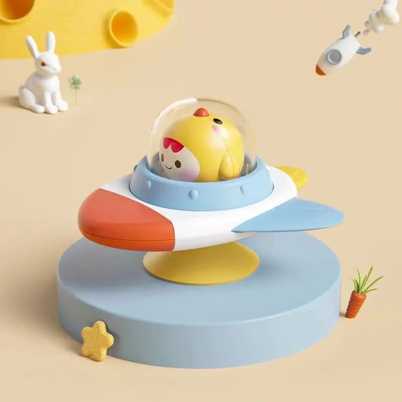 Montessori Suction Cup Spinner Toys – Sensory Spinning Bath & High Chair Toys for Toddlers and Babies Ages 3+