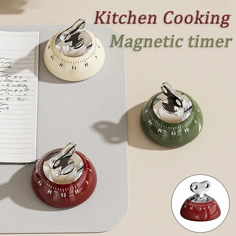 Temporizador magnético de cocina Manual, Reloj despertador con cuenta regresiva, Temporizador digital mecánico de cocina, Cronómetro de estudio para cocinar y ducha