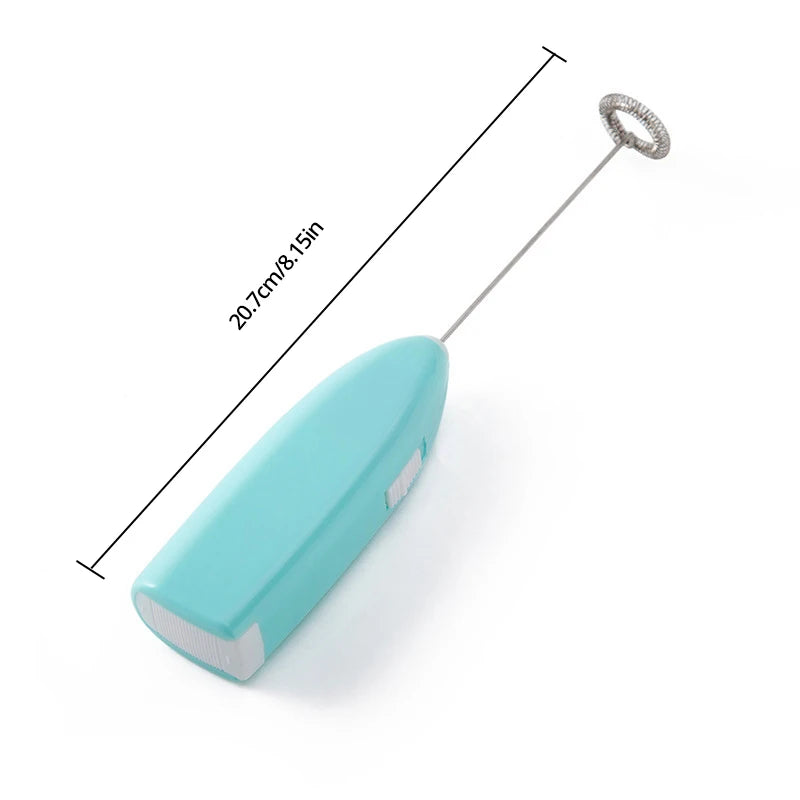 Handheld Electric Milk Frother – Battery-Powered Coffee & Drink Mixer