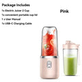 Portable 6-Blade USB Rechargeable Blender for Smoothies, Juices & Baby Food