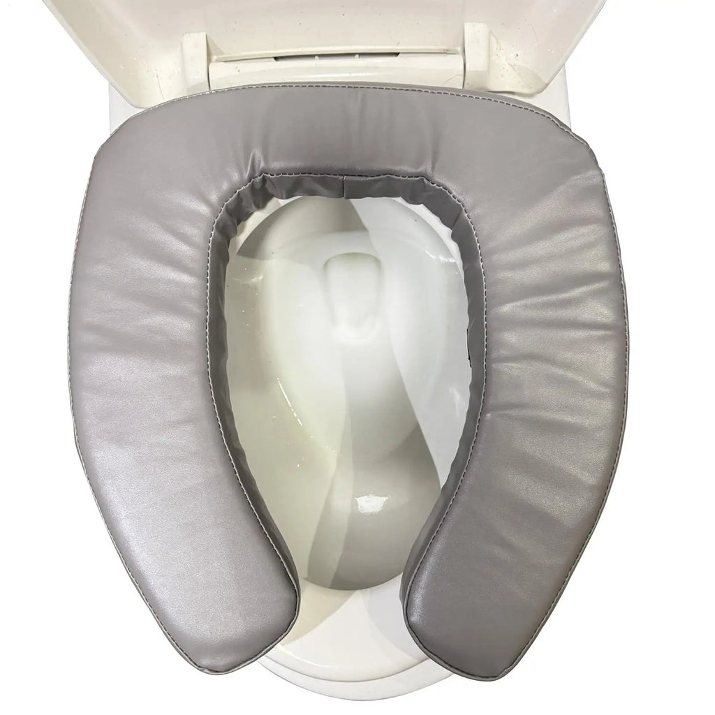 Raised Toilet Seat Cushion – Thick Waterproof U-Shaped Toilet Seat Riser with High-Density Foam for Seniors, Disabled & Post-Surgery Recovery
