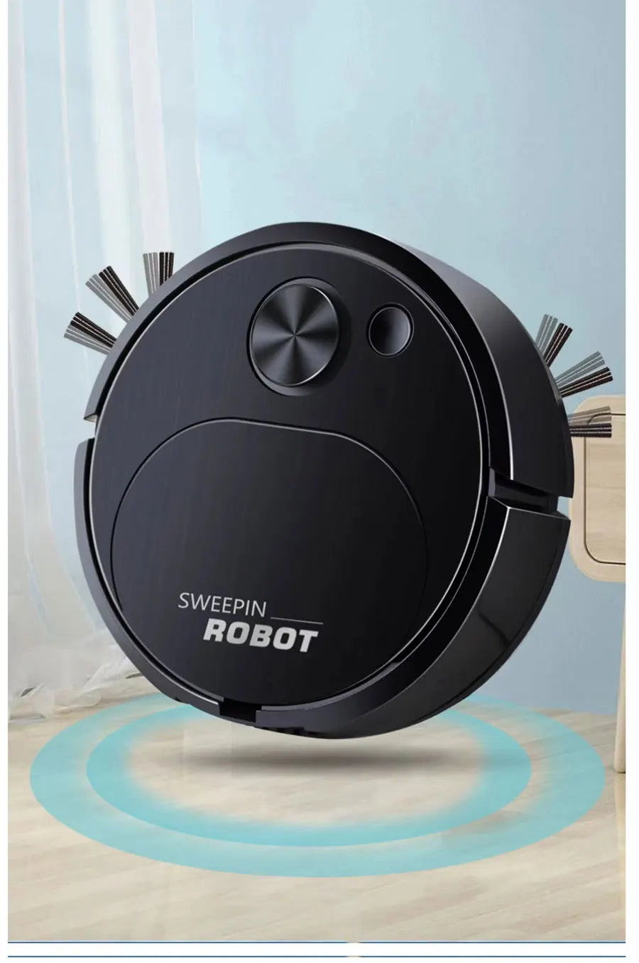Mini Robot Vacuum Cleaner 3-in-1