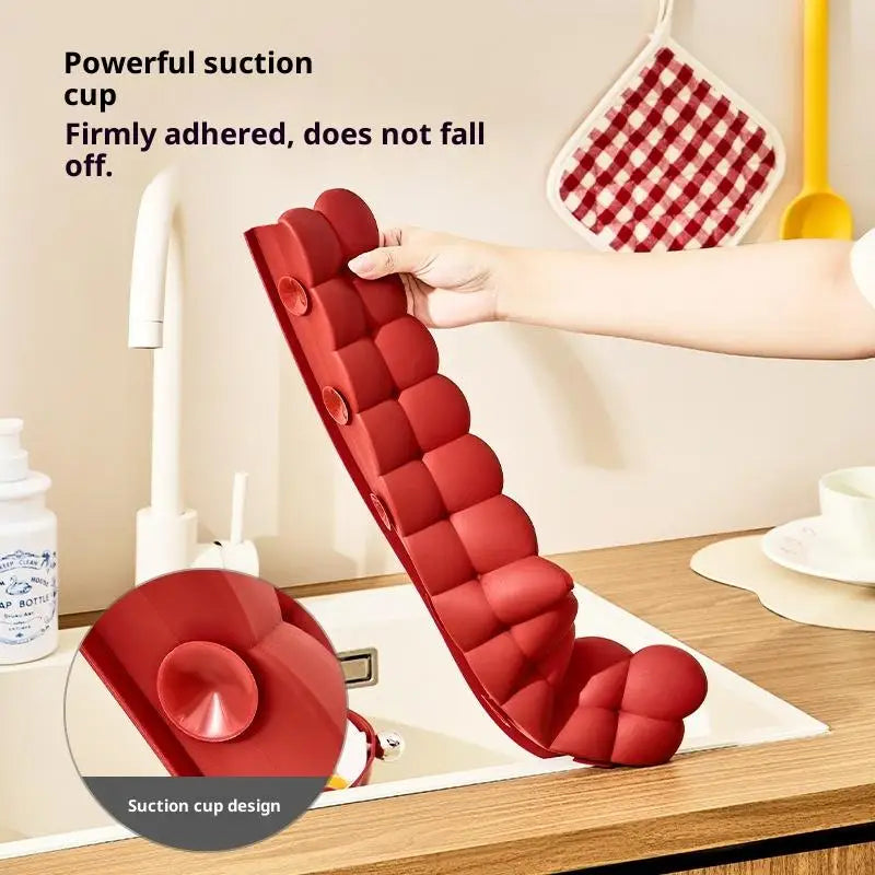 Protector contra salpicaduras de silicona para fregadero, protege la ropa de las salpicaduras de agua, protector contra salpicaduras para lavar platos, grifo de cocina