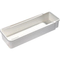 Organizador de cajones Bandeja de utensilios expandible para cocina Cubiertos ajustables y soporte para cubiertos Organizador de ropa de cubiertos blanco