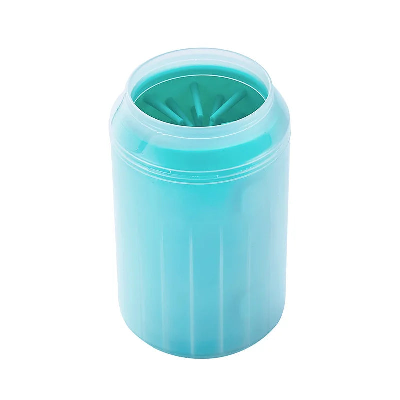 Portable Dog Paw Cleaner – Soft Silicone Foot Washer with Cleaning Brush for Mud, Dirt & Outdoor Paw Care