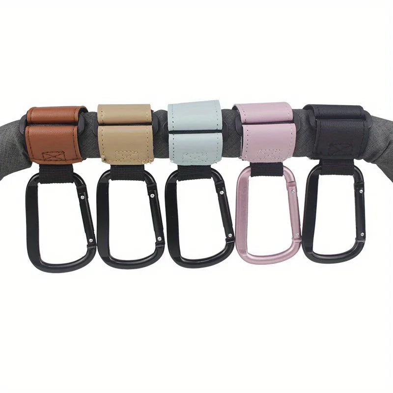 Universal Stroller Hooks – Heavy Duty Organizer Clips for Diaper Bags, Shopping Bags, Car Seats & Baby Strollers