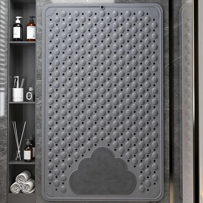 Non-Slip PVC Bath Mat – 34 × 68 cm Shower Safety Mat with Suction Cups & Massage Texture for Bathtub and Bathroom
