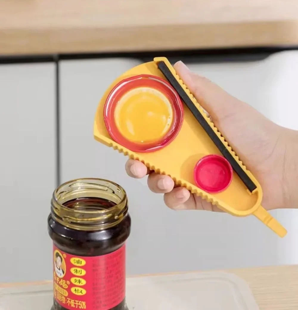 5-in-1 Multifunctional Can & Bottle Opener Tool for Jars, Caps and Kitchen Use