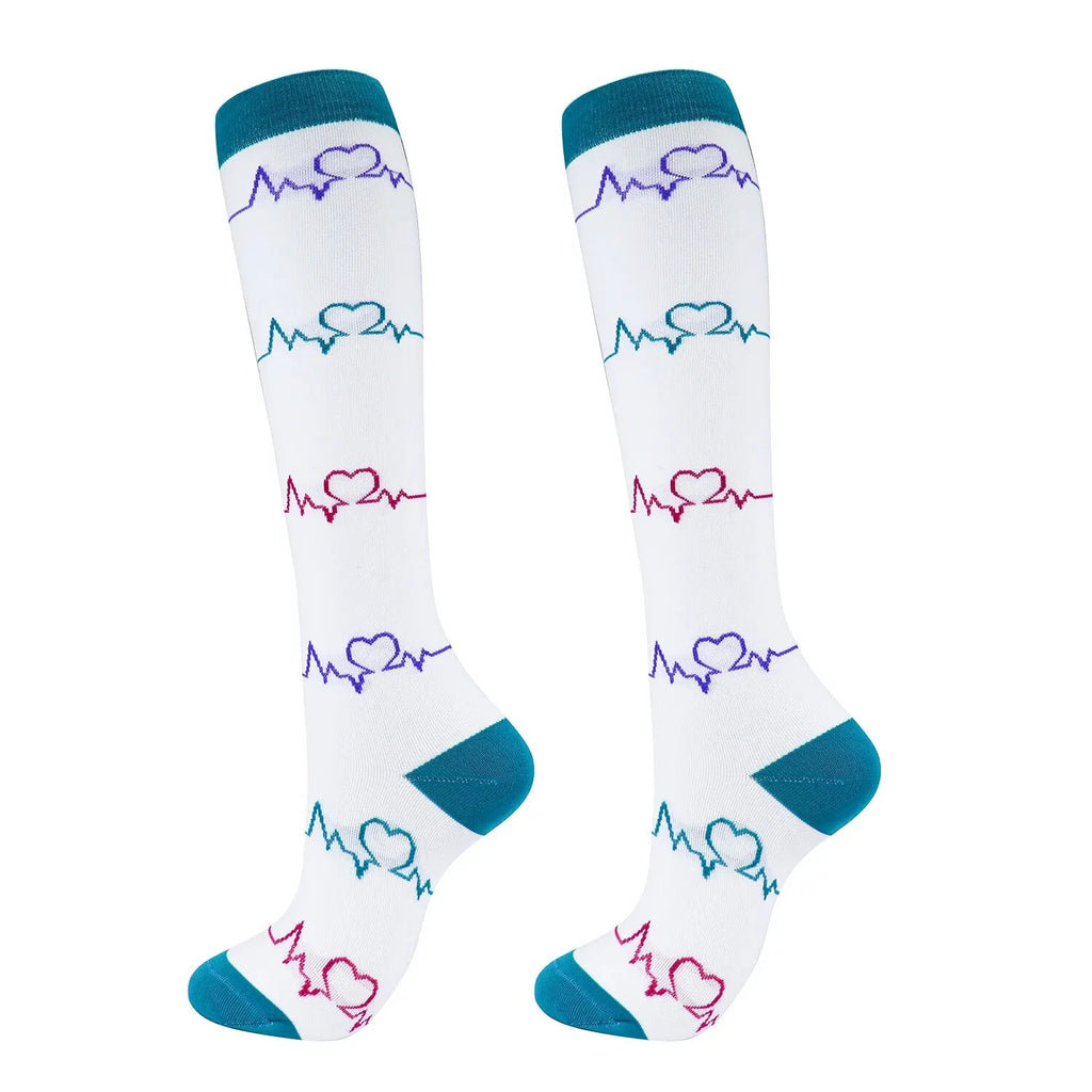 Knee High Compression Socks for Women & Men – Graduated Support Socks for Running, Cycling, Travel & Everyday Comfort