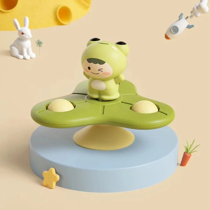 Montessori Suction Cup Spinner Toys – Sensory Spinning Bath & High Chair Toys for Toddlers and Babies Ages 3+