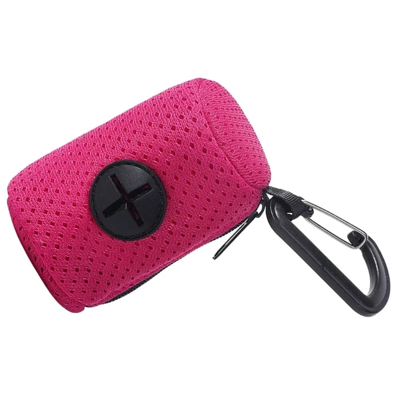 Soporte para bolsas de recogida de excrementos de perro Dispensador de bolsas de residuos para mascotas Herramienta de limpieza para excrementos de perro