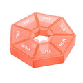 7-Day Weekly Pill Organizer – Portable Travel Medicine Case for Vitamins, Supplements & Daily Medication