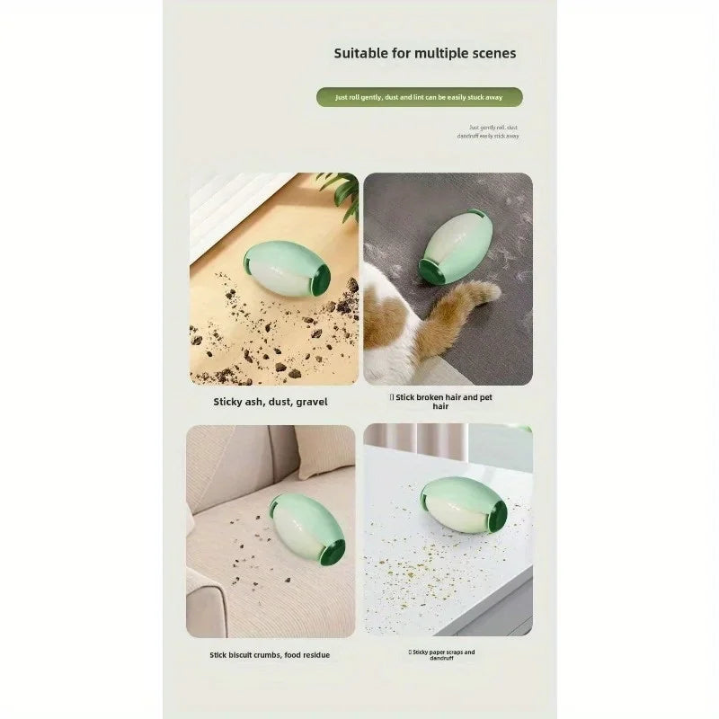 1 rodillo quitapelusas lavable reutilizable que ahorra tiempo, fuerte adhesivo, máquina para pegar pelos para limpiar ropa, mascotas y muebles