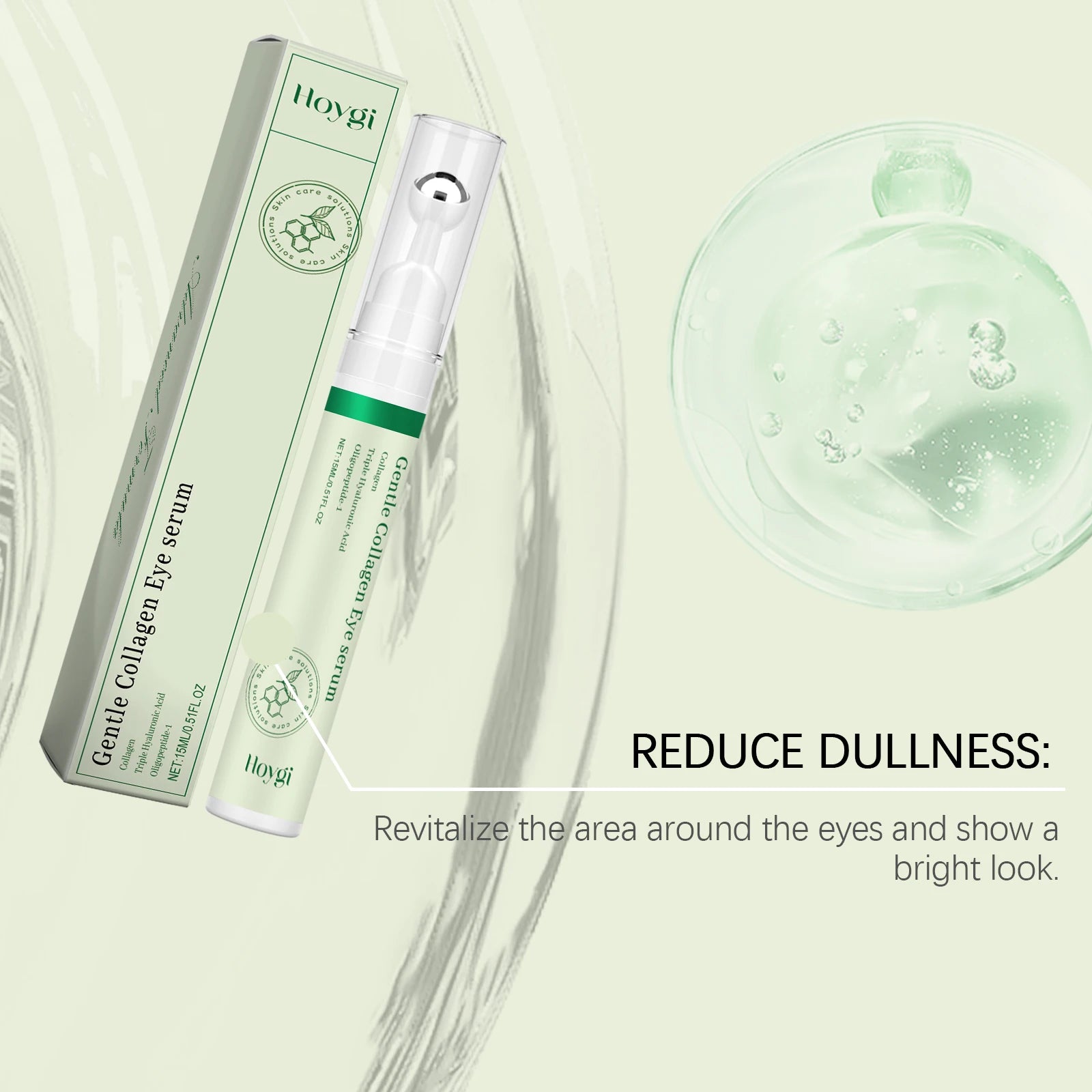 Collagen Eye Serum Roller – Anti-Puffiness, Dark Circles & Fine Lines