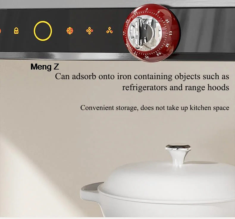 Temporizador magnético de cocina Manual, Reloj despertador con cuenta regresiva, Temporizador digital mecánico de cocina, Cronómetro de estudio para cocinar y ducha