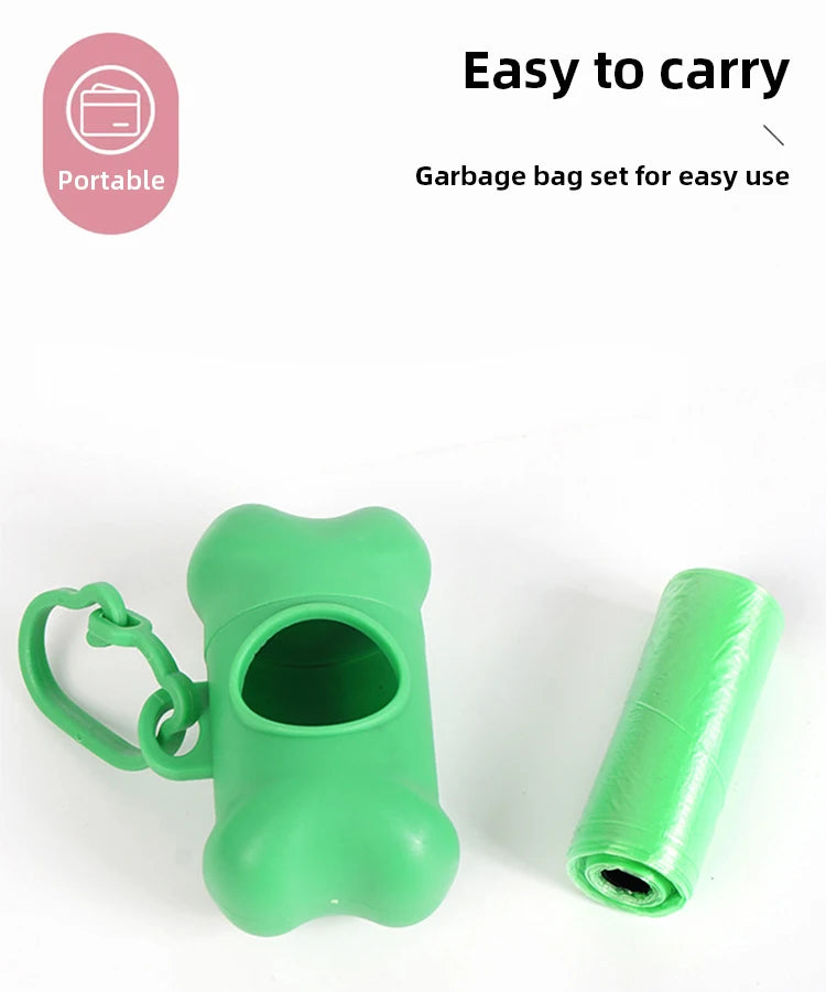 Dog Poop Bag Dispenser – Portable Pet Waste Bag Holder for Easy Cleanup During Walks & Outdoor Activities