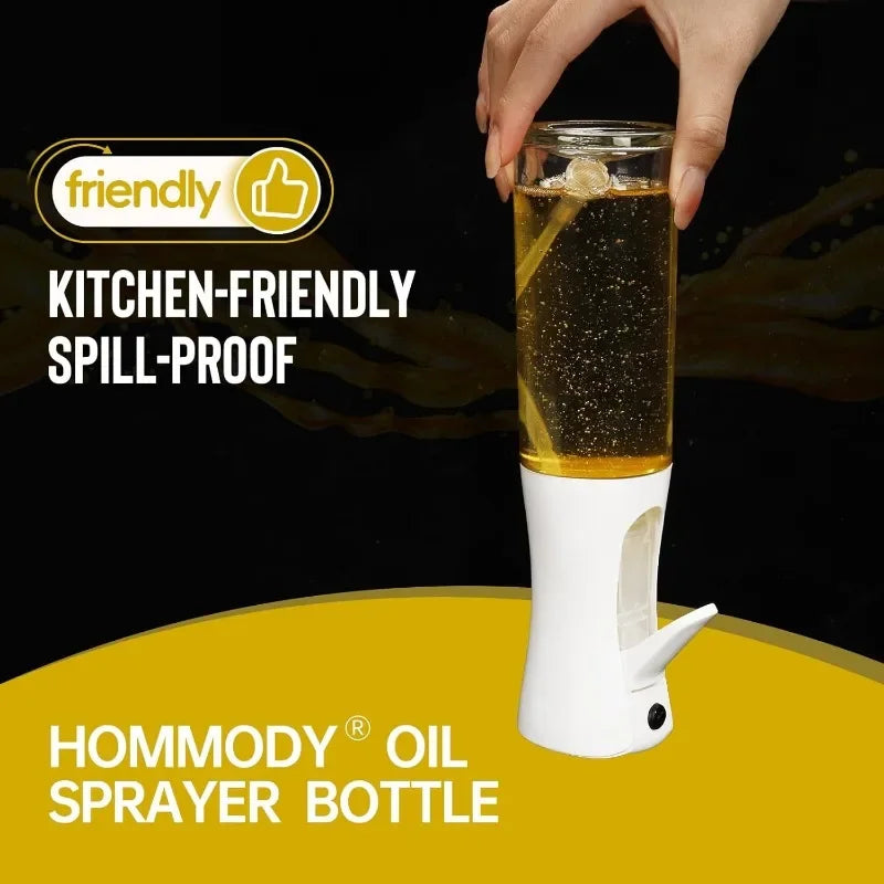 Pulverizador de aceite para cocinar - Botella pulverizadora dispensadora de aceite de oliva - Aceite y vinagre reutilizables aptos para uso alimentario, accesorios de cocina en botella pulverizadora