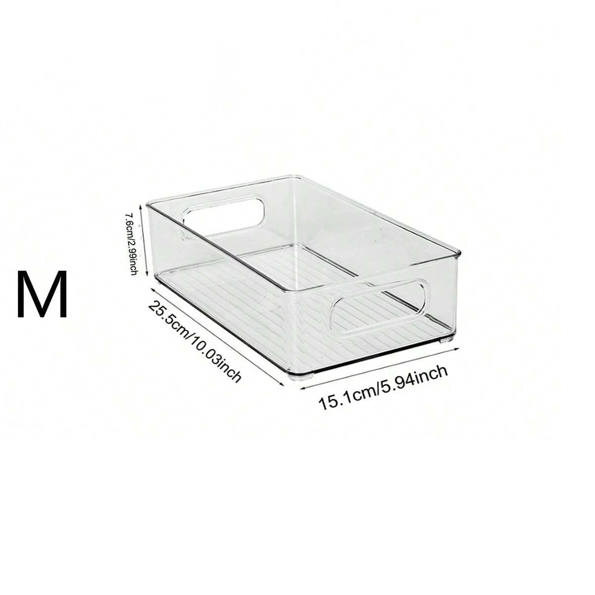 Stackable Refrigerator Storage Container with Handles