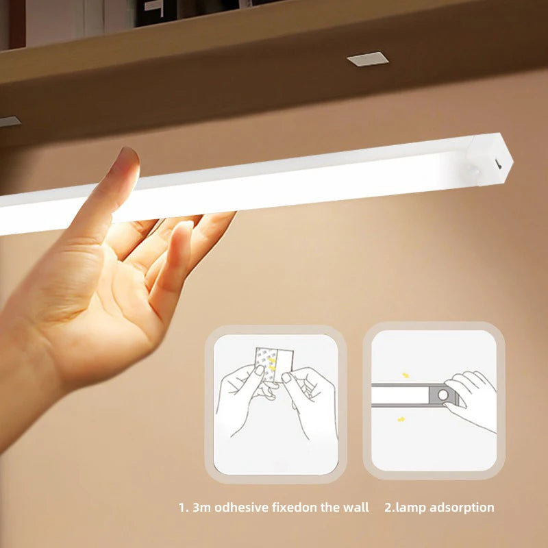 Rechargeable Motion Sensor LED Light – USB-C Wireless Under Cabinet & Closet Light