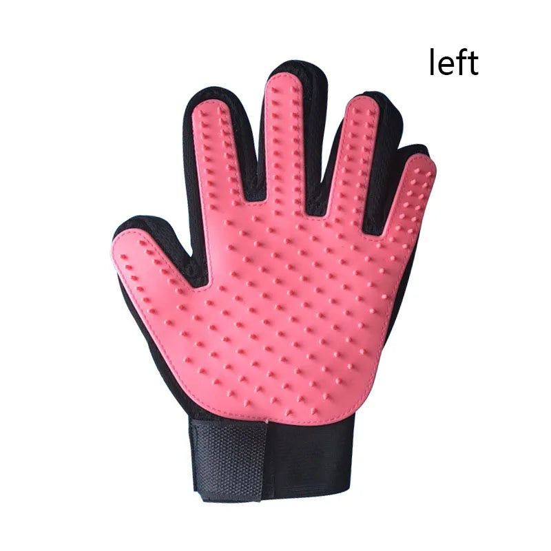 Guante quitapelos para mascotas, peine, guante de limpieza para perros y gatos, para deshedding, cepillo de masaje, suministros para animales, accesorios para gatos