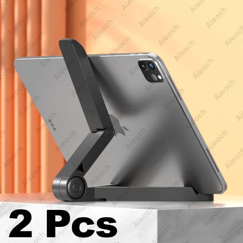 Portable Tablet & Monitor Stand – Adjustable Foldable Holder for Tablets, Kindle & Smartphones