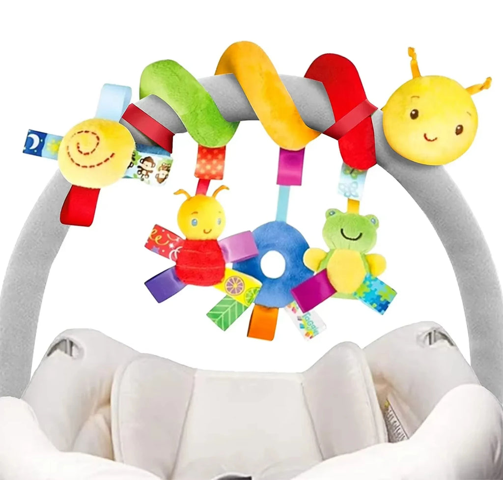Juguetes colgantes para cuna de bebé, sonajeros, asiento de coche, juguetes blandos, móviles, cochecito, cuna, juguete espiral, cochecito, muñecos colgantes para bebés, regalo para recién nacidos