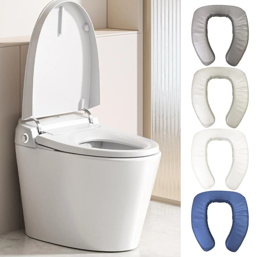 Raised Toilet Seat Cushion – Thick Waterproof U-Shaped Toilet Seat Riser with High-Density Foam for Seniors, Disabled & Post-Surgery Recovery