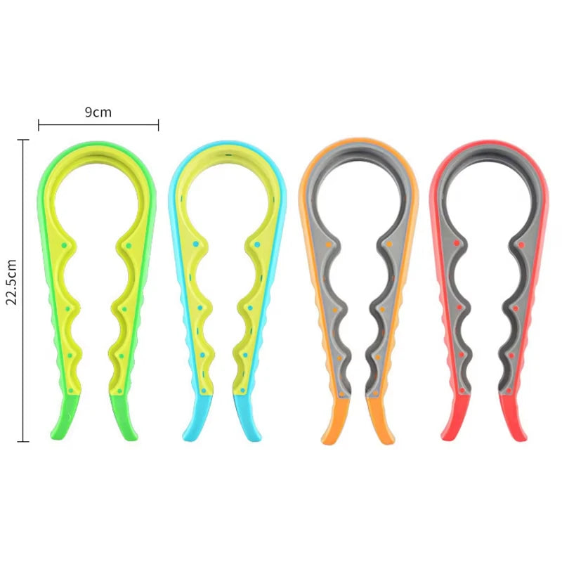 4-in-1 Multifunctional Jar Opener Tool for Jars, Lids, Cans & Bottle Caps