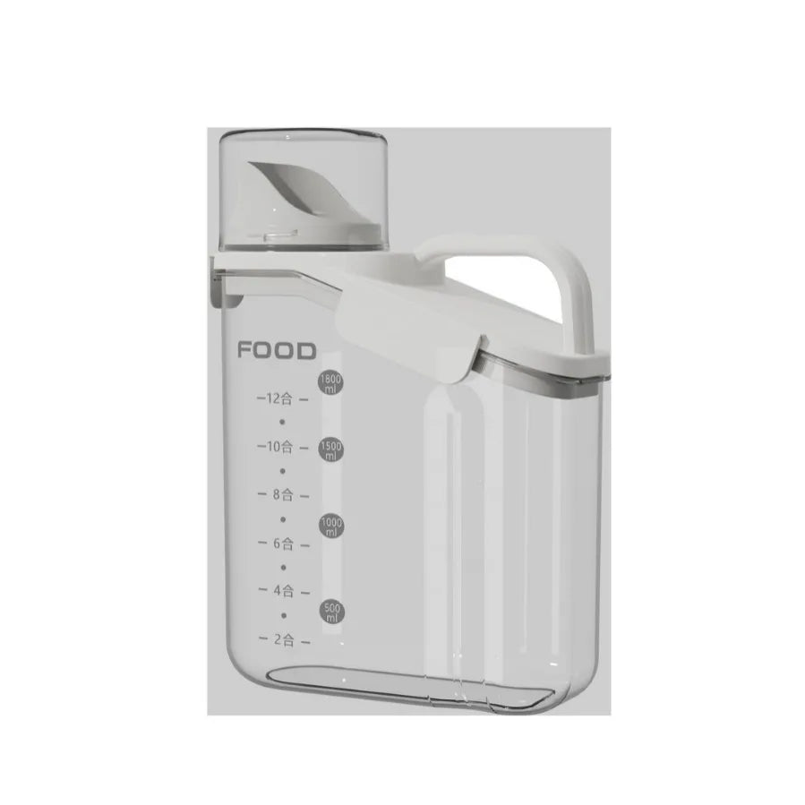 Recipientes herméticos para almacenar alimentos, dispensador de cereales, caja de almacenamiento para cereales, dispensador de arroz, dispensador de granos, organizador de cocina