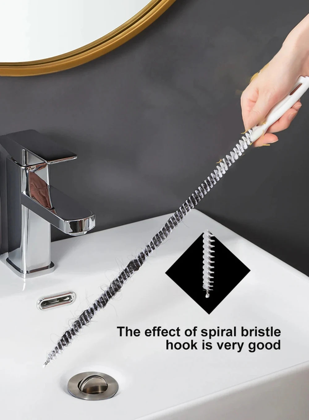 Flexible Drain Cleaning Brush