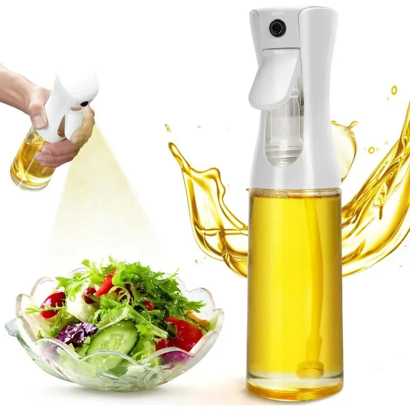 Pulverizador de aceite para cocinar - Botella pulverizadora dispensadora de aceite de oliva - Aceite y vinagre reutilizables aptos para uso alimentario, accesorios de cocina en botella pulverizadora