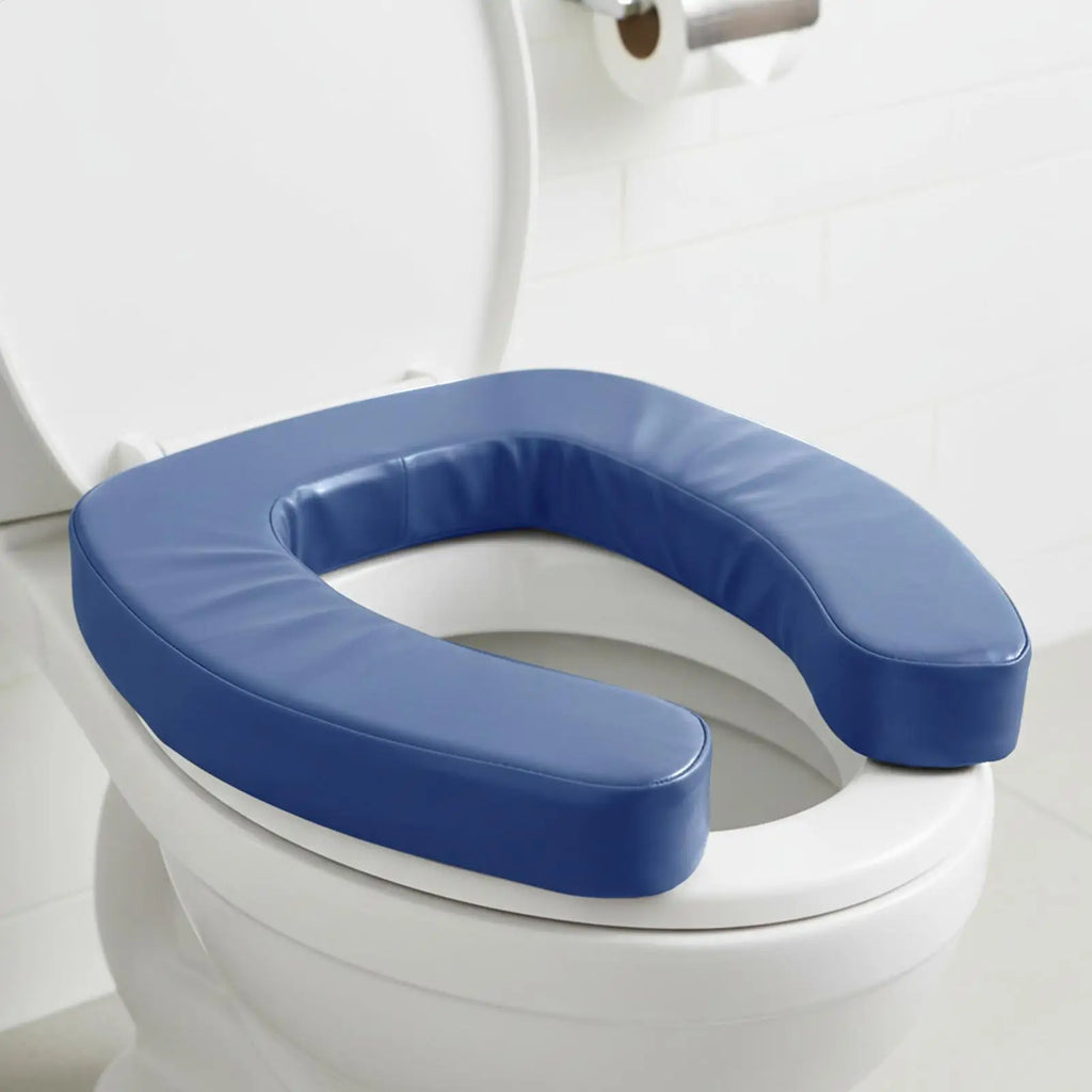 Raised Toilet Seat Cushion – Thick Waterproof U-Shaped Toilet Seat Riser with High-Density Foam for Seniors, Disabled & Post-Surgery Recovery
