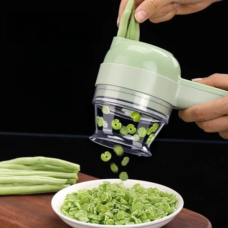 Cortador de verduras eléctrico Procesador de alimentos multifunción Picadora de carne y fruta de mano Mini y picadora USB Accesorios de cocina