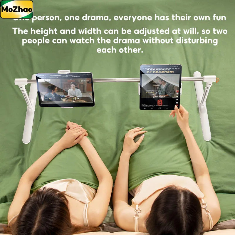 Adjustable Aluminum Tablet & Phone Stand – Foldable Desktop Holder for iPad, Tablets & Smartphones