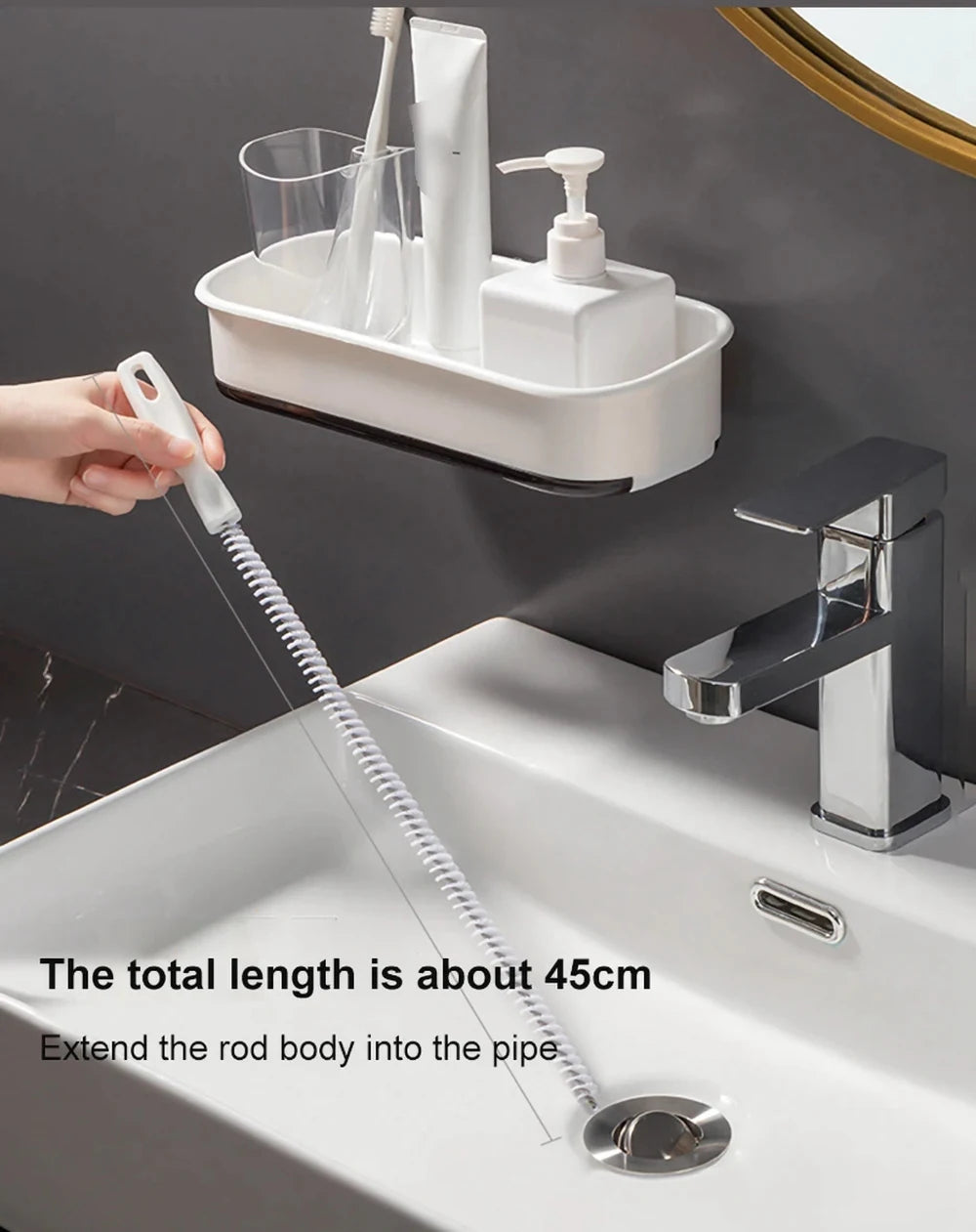 Flexible Drain Cleaning Brush